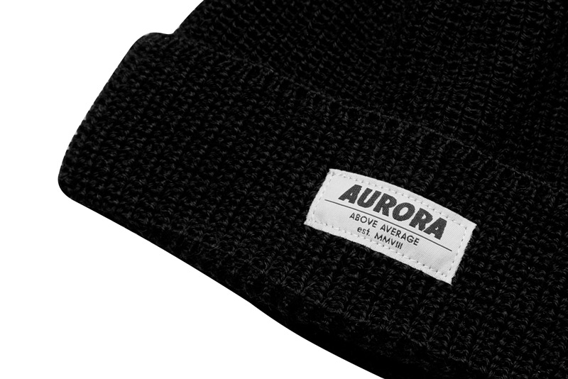 “Above Average” Wool Hat – black – AURORA – 2024